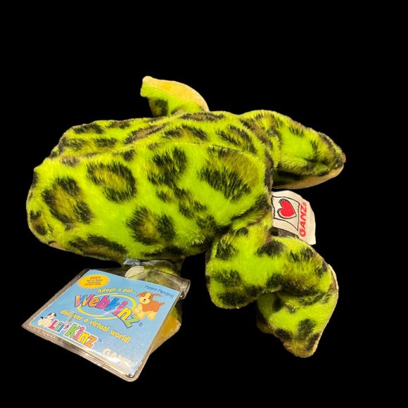 Ganz Webkinz Bullfrog Plush Toy with Sealed Code - Picture 3 of 4